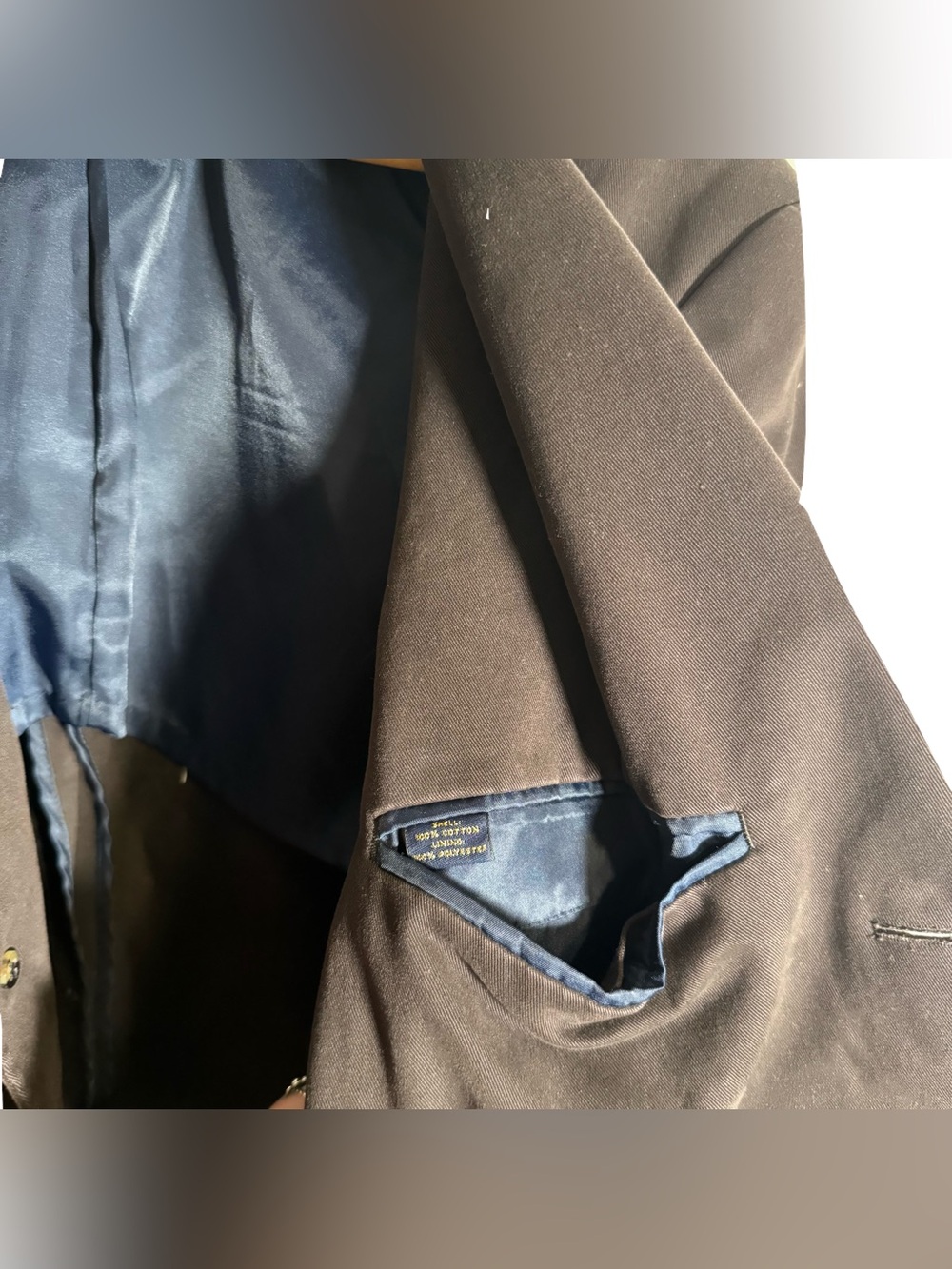 Brooks Brothers 346 Single Breasted Sport Coat Three Button Brown Cotton Large - Picture 5 of 7